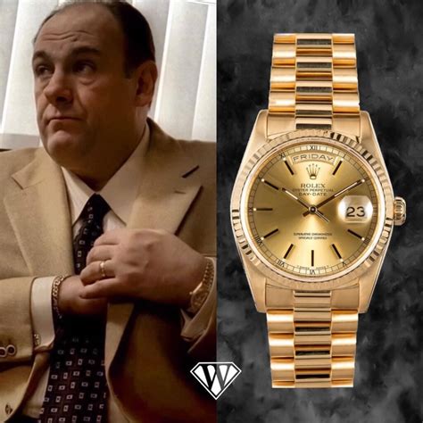 tony soprano rolex|james gandolfini soprano.